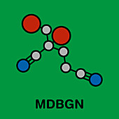 Methyldibromo glutaronitrile preservative molecule