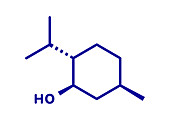Menthol molecule, illustration