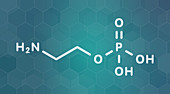 Phosphorylethanolamine molecule, illustration