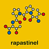 Rapastinel drug molecule, illustration