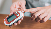 Diabetes blood sugar test at home