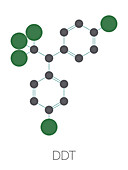 DDT molecule, illustration