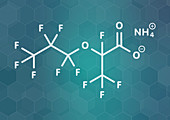 GenX molecule, illustration