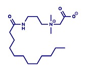 Cocamidopropyl betaine synthetic surfactant molecule