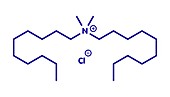 Didecyldimethylammonium chloride antiseptic, illustration