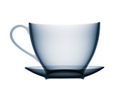 Cup and saucer, X-ray