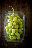 Green Grapes in a punnet