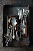 Old silver cutlery