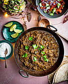 Lamb curry with split peas