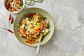 Asian salad with cabbage