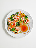 Pad Thai Salat mit Garnelen
