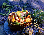 Pineapple surimi salad