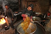 Traditional sweet production, Afghanistan