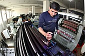 Printing factory, Afghanistan
