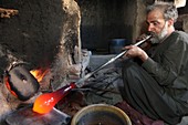 Glass blowing, Afghanistan