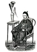 Chinese man, 19th century illustration
