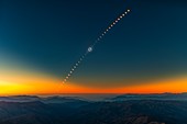 Total solar eclipse, 2nd July 2019, composite image