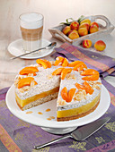 Apricot and poppyseed cake