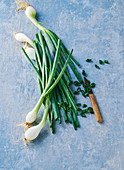 Fresh spring onions