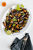 Mussels in wine sauce