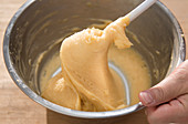Making choux pastry