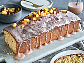 Moist peach cake