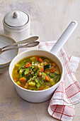Minestrone with chickpeas