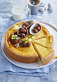 Easter cheesecake