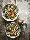 Healthy Chicken Pasta Salad