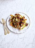 Charred hispi cabbage with hazelnut chilli butter