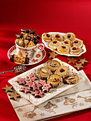 Various Christmas cookies from Nussteig