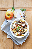Quinoa bowl with apple