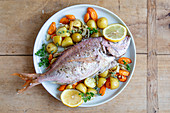 Bream with a fennel medley