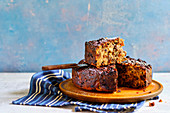 Parsnip, pecan and date cake