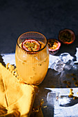Passion fruit gin and tonic
