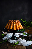 Easter cake with caramel and snickers