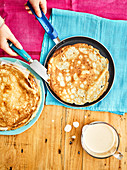 Easy pancakes two ways