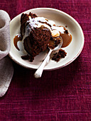 Sticky toffee chocolate pudding