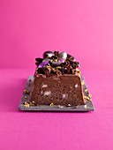 Schokoladen-Terrine mit Amaretto