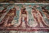 Frescos, Temple of the Murals, Bonampak, Mexico