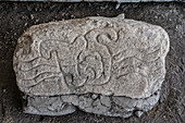 Zapotec bas relief, Dainzu, Mexico