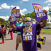 Black Lives Matter protest, Detroit, USA