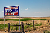 Cattle ranch sign