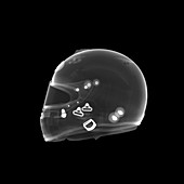 Racing helmet, X-ray