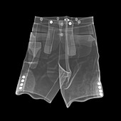 Lederhosen shorts, X-ray
