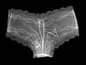 Pair of lace knickers, X-ray