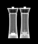 Salt and pepper grinding mills, X-ray