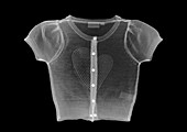 Knitted cardigan, X-ray