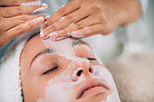 Rejuvenating cosmetic face mask