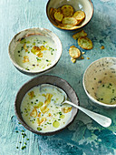 Vichyssoise - französische Lauchsuppe